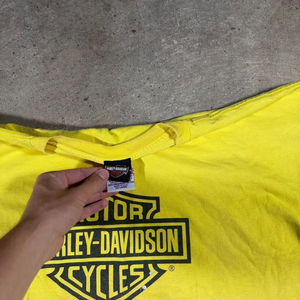 essential yellow and black Harley Davidson graphic biker t shirt
Size XXL - Picture 3 of 6
